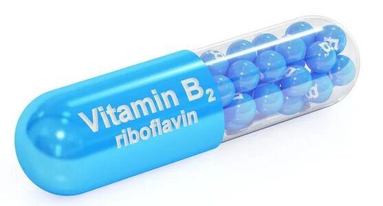Oculax satur B2 vitamīnu